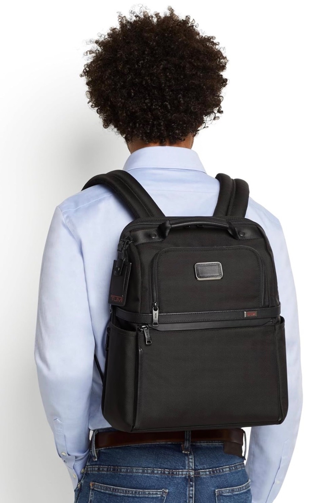 NEW Tumi ALPHA 16.5” Ballistic SLIM SOLUTIONS BRIEF PACK Laptop Backpack – BLACK