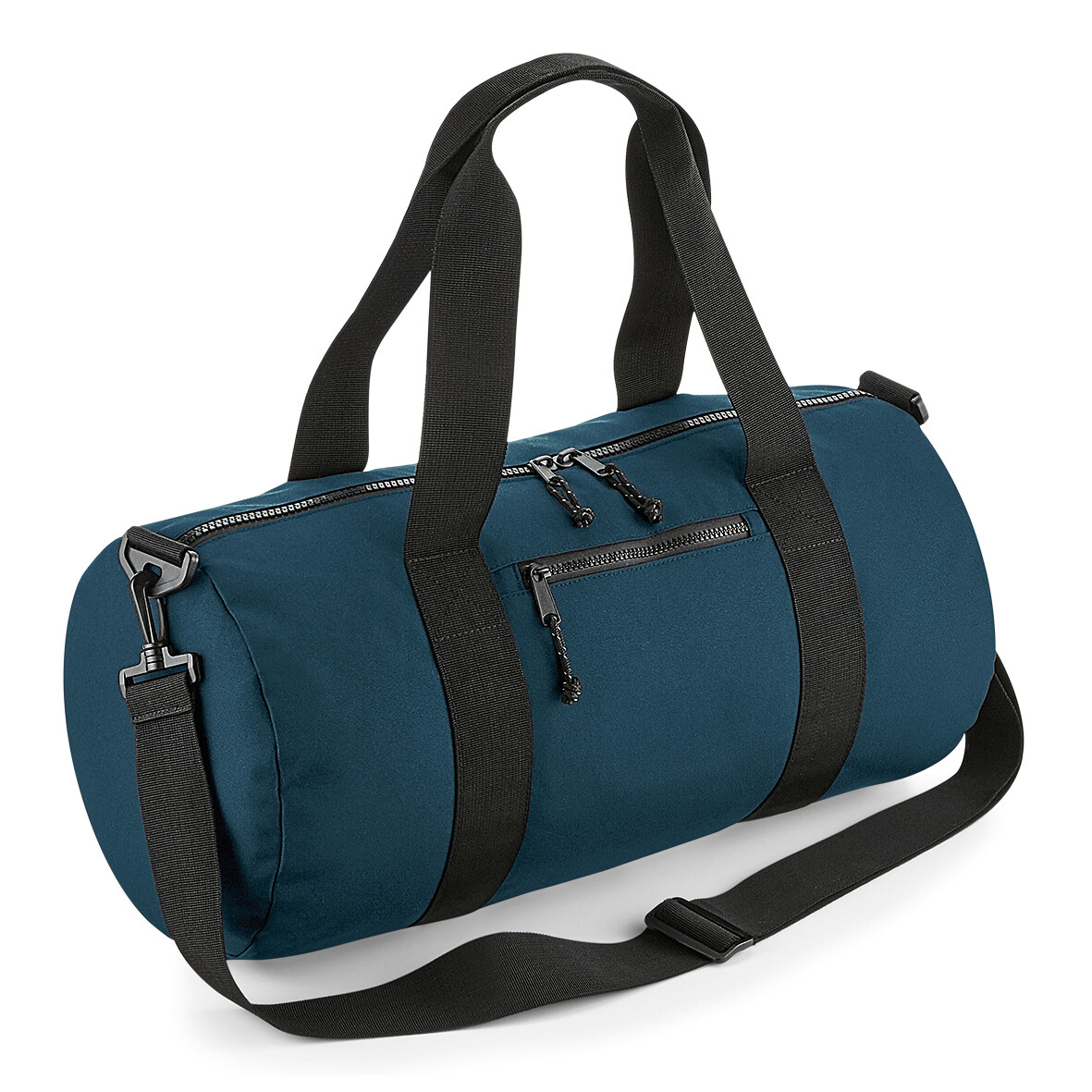 Personalised Custom BagBase Recycled Barrel Bag Gym Duffel Travel Sports BG284