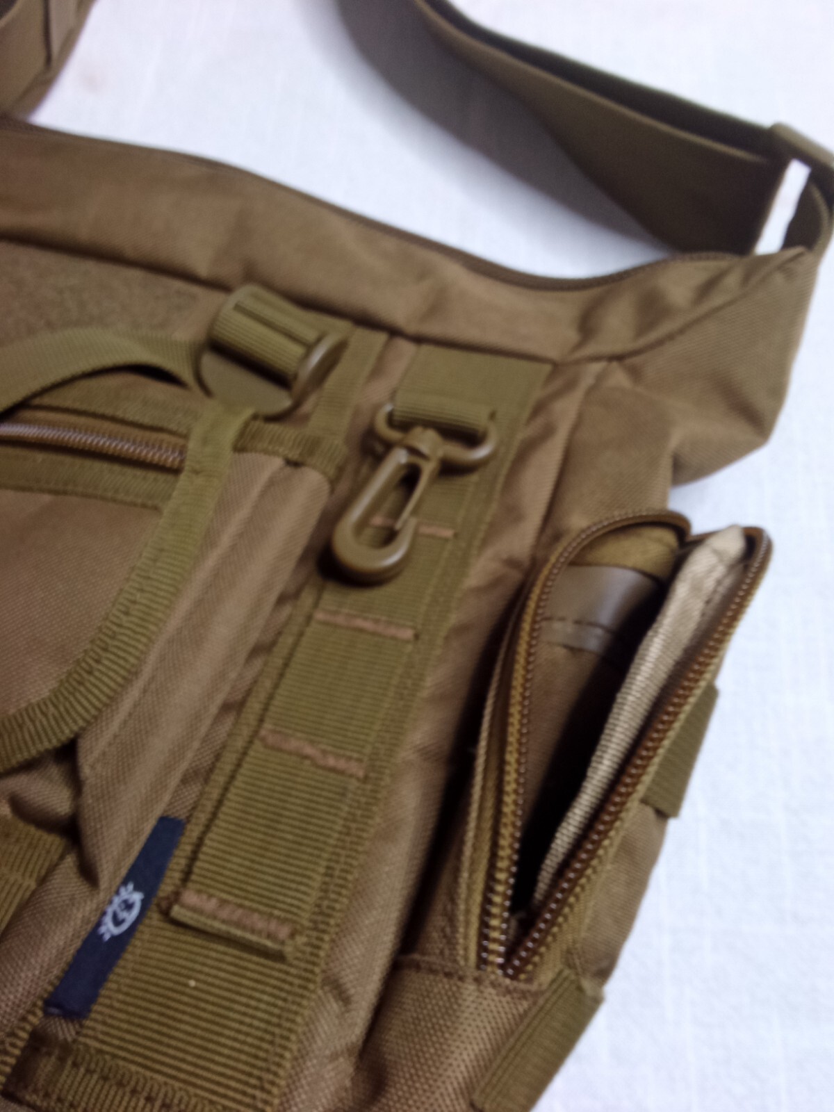 Protector Plus Tactical Military Green Canvas Tactical Shoulder Bag
