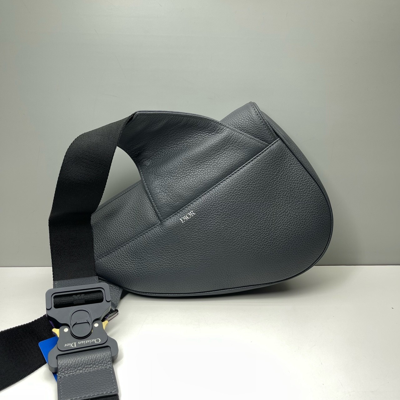 Dior Pre-Owned Authentic Saddle Bag Black 29x20x5cm