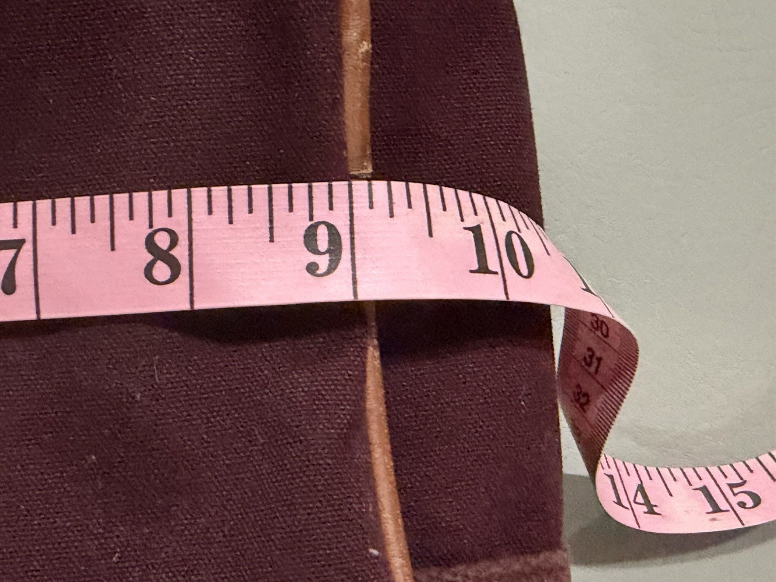 Lands End Bag Heavy Canvas Leather Duffle Deluxe Square Rigger Burgundy USA