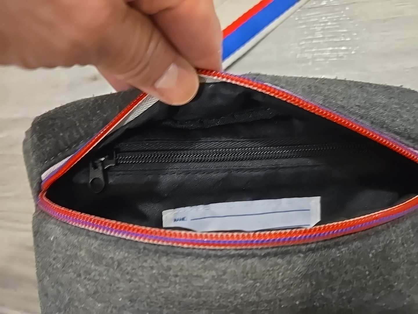 Champion Multi Purpose Zipper Fanny Pack Bum Bag Belt Adjustable Dark Grey Gray