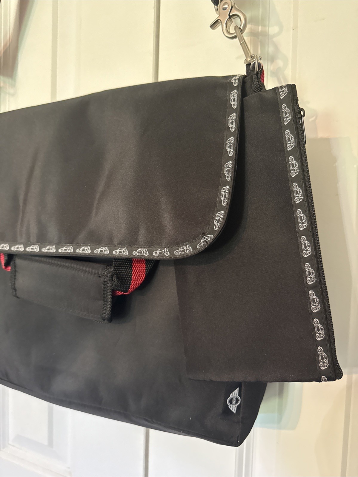 MINI Cooper Motoring Gear Red/Black Reversible Messenger Bag w/Laptop Bag