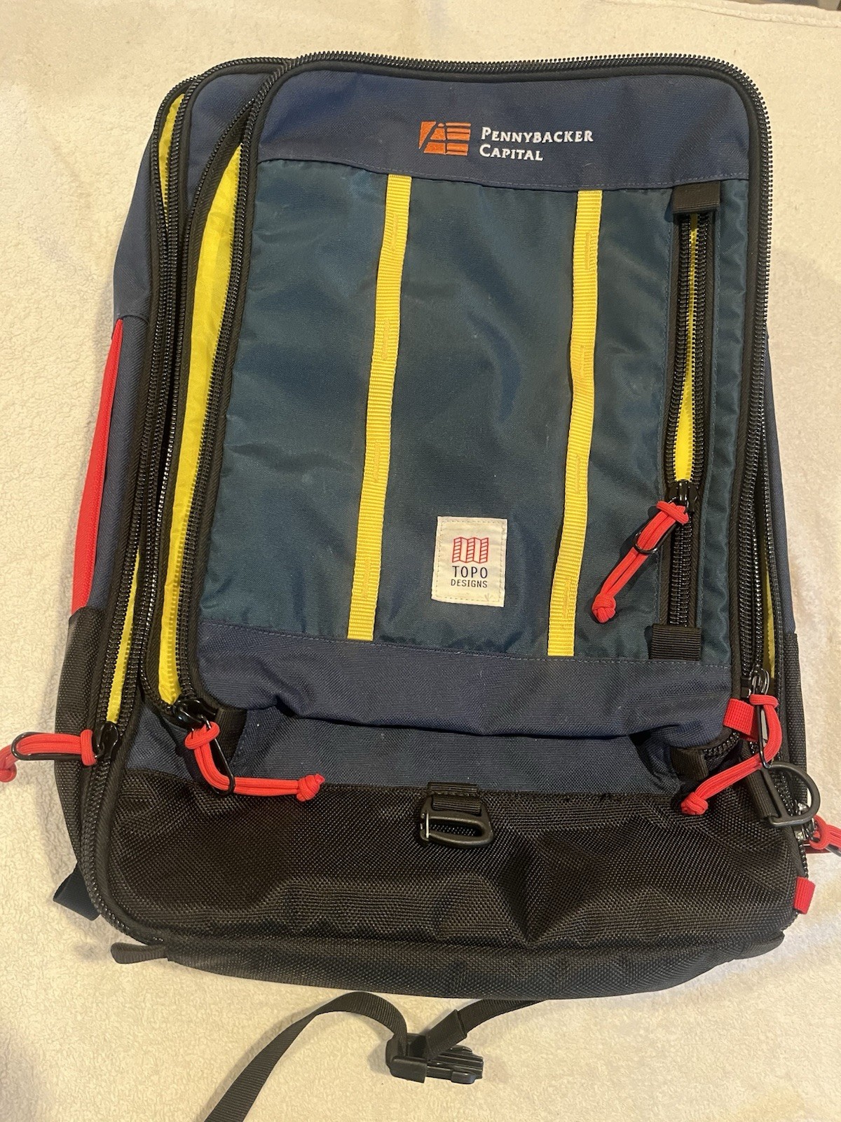 Topo Designs 30 L Global Travel Blue Travel Carry On Backpack School Book Bag