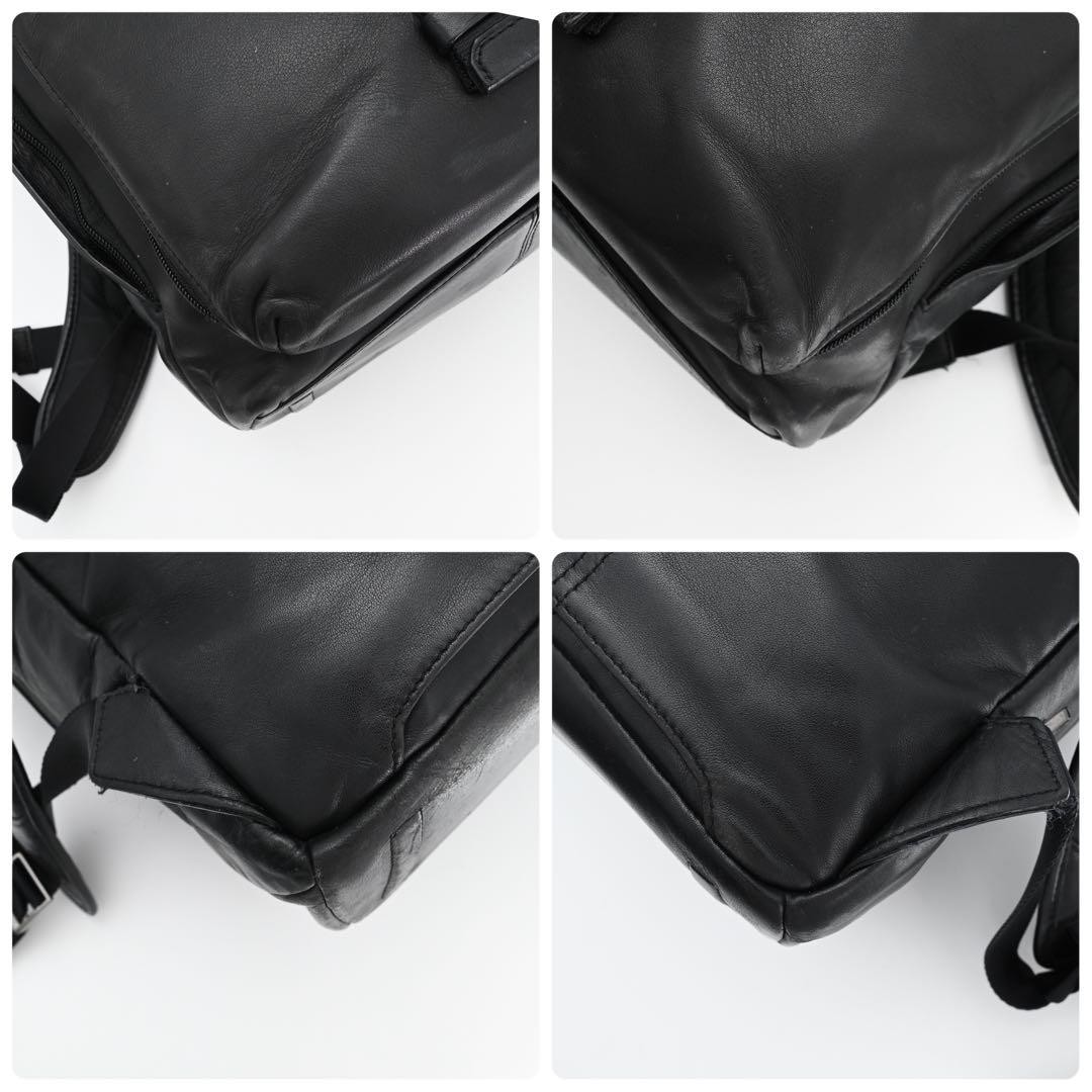 TUMI Morrison Backpack Leather Black 41.5x31x18cm Mens Bag