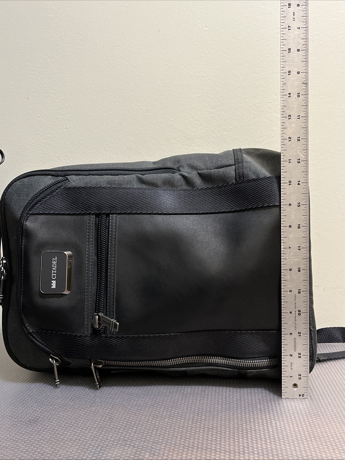 Tumi Alpha Bravo Davis Backpack Laptop Carry Bag Nylon Leather 232682GT3 – EUC