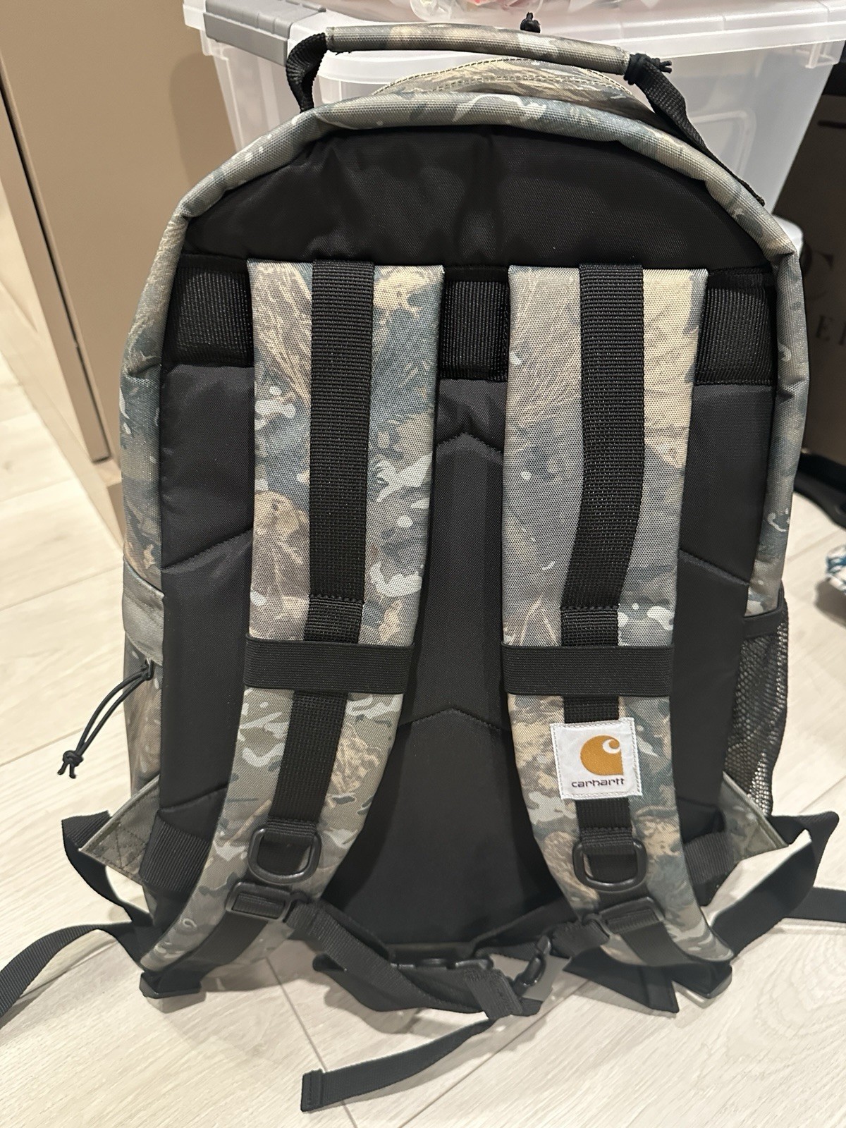 New Carhartt WIP Kickflip BackpackGreen Camo Combi Limited Edition