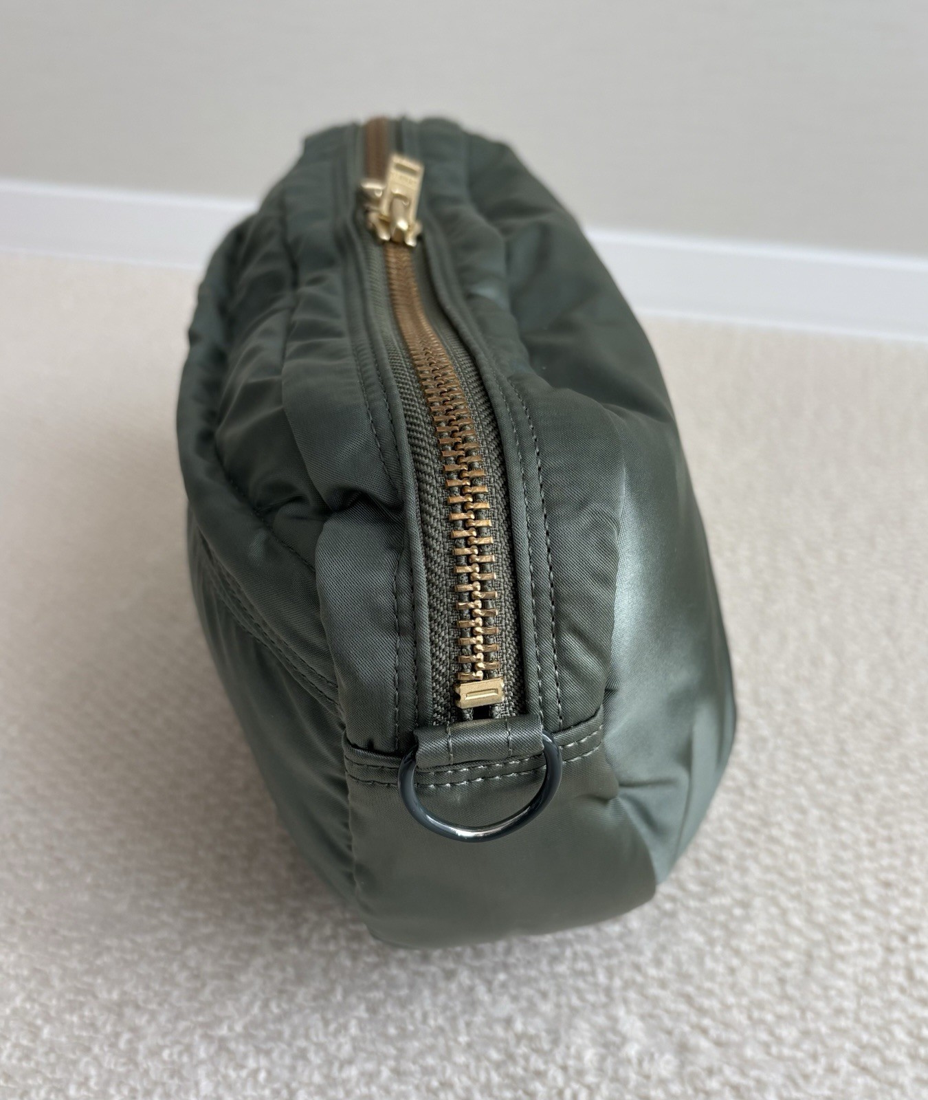 Yoshida Porter Tanker Half moon oval shoulder bag Sage Green Excellent Used