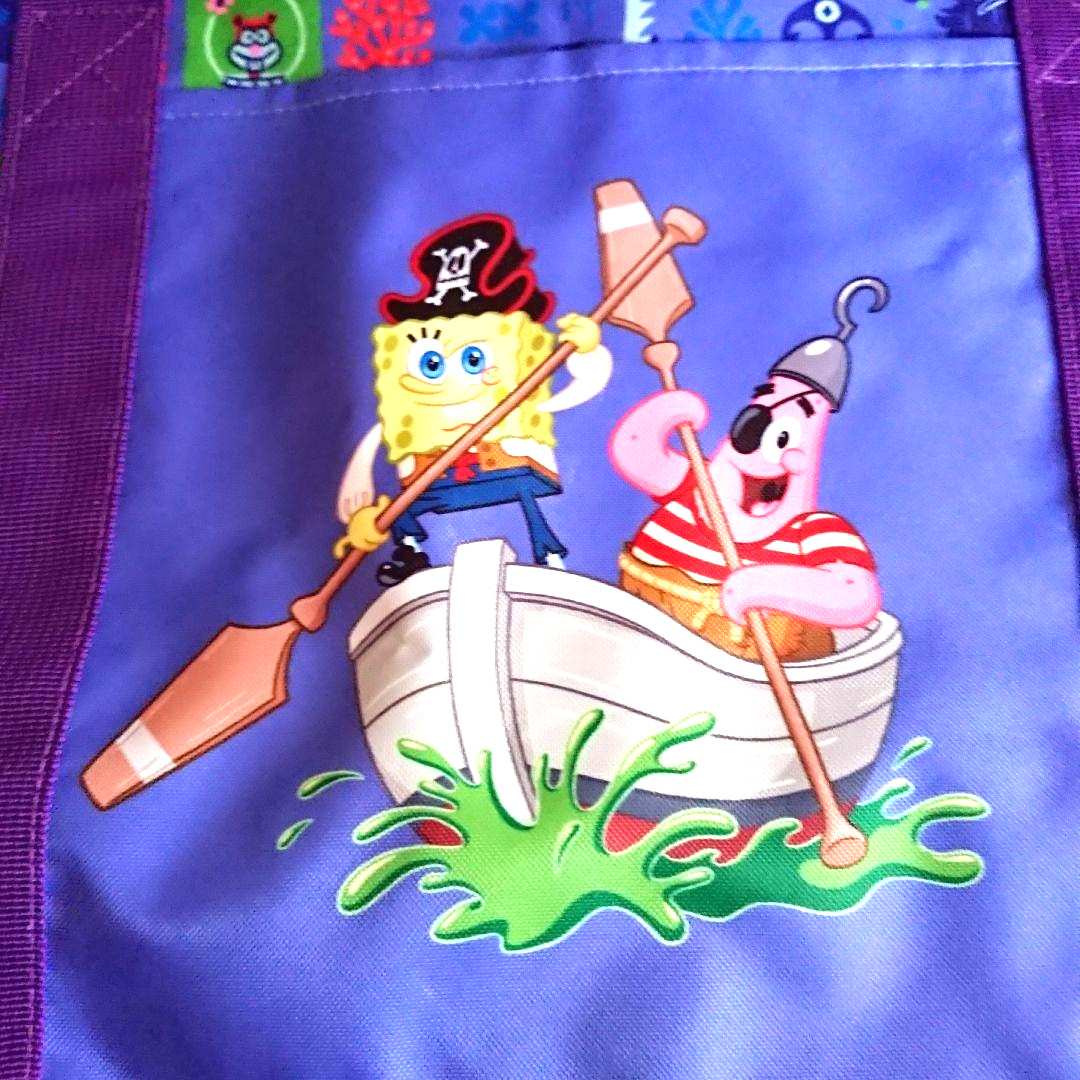 SpongeBob SquarePants Movie Duffel Bag Travel Gym Bag Japan SK JAPAN
