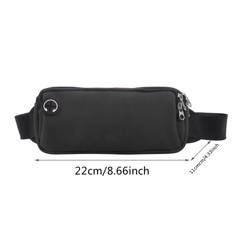 Causal Waist Pack Waterproof Sport Bag Women Men Multifunctional Running Waist B