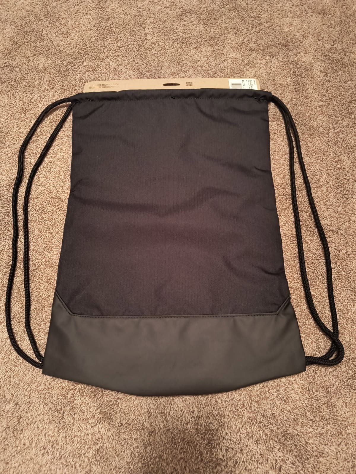 NIKE BRASILIA 9.5 TRAINING GYMSACK BACKPACK BLACK UNISEX DM3978-010 MOVE TO ZER0