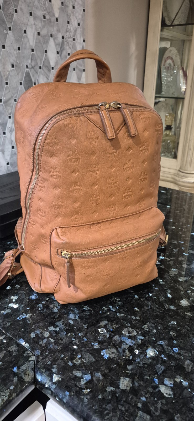 MCM ….. neo duke logo monogram ….backpack