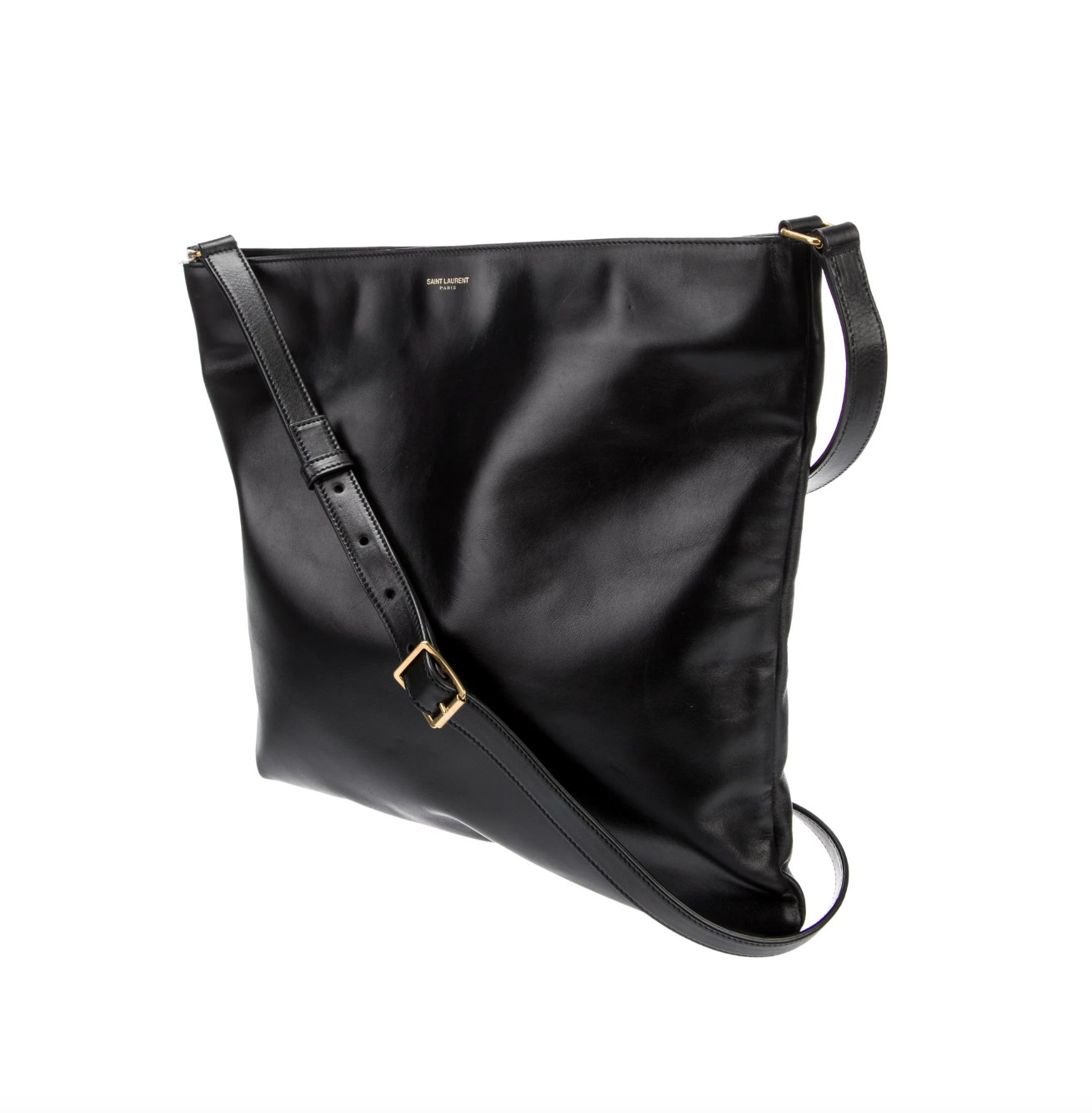 Saint Laurent Leather Messenger Bag