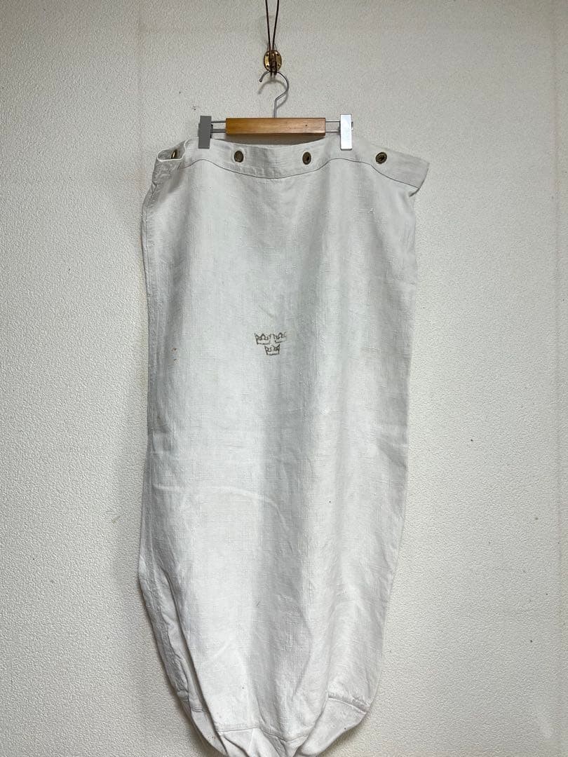 Swedish Army Linen Laundry Bag Used 60cm x 100cm x 38cm Durable Fabric