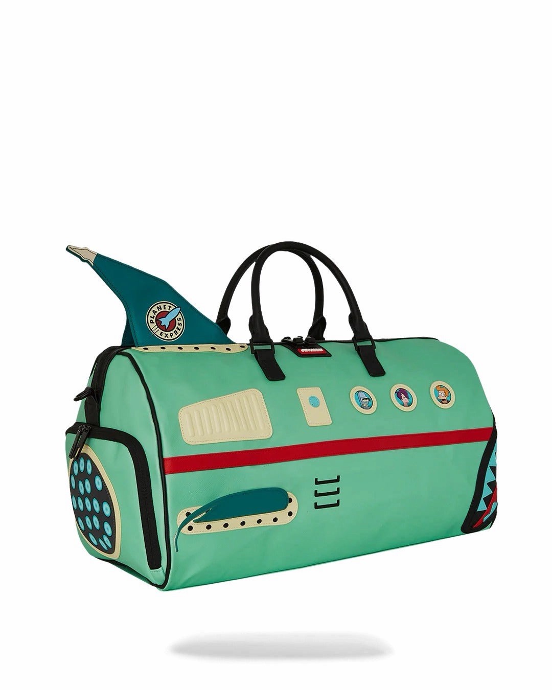 Sprayground Futurama Planet Express Rocket Space Ship Duffle Duffel Bag New