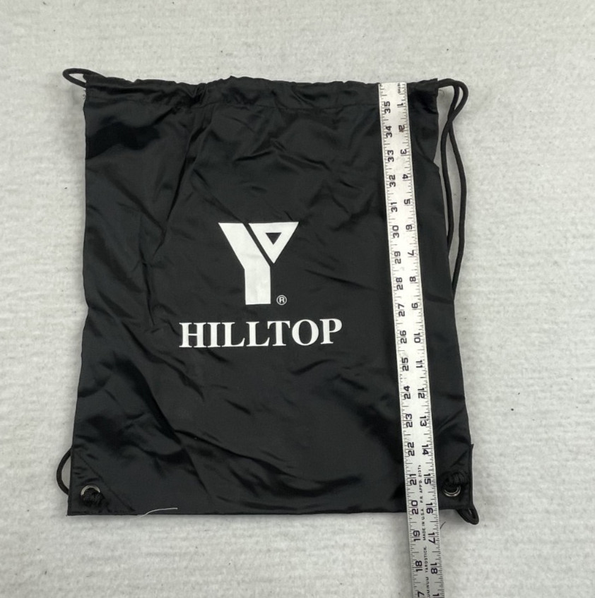 Cinch pack black YMCA Hilltop. sku#2