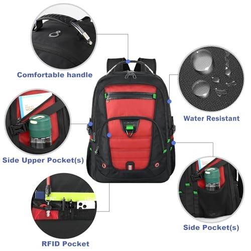 18.4-19 Inch Extra Large Laptop Backpack, Travel Backpack for Men & Women,