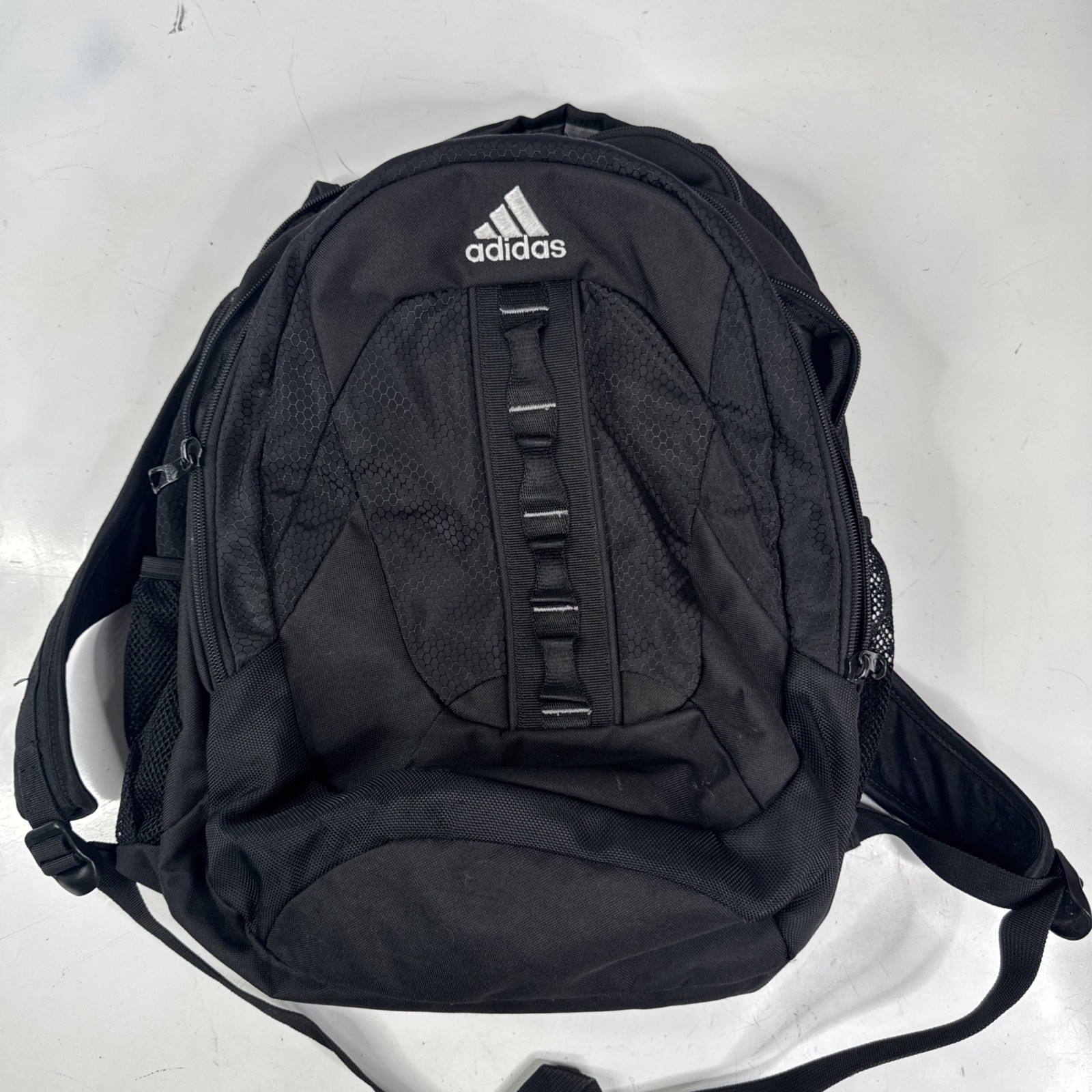 Adidas Prime 6 School Backpack Black 5 Zipper 18″ Laptop Sleeve Load Spring