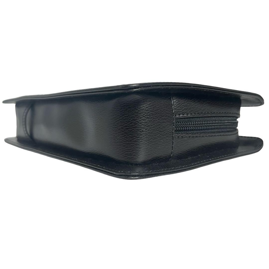 Dunhill Second Leather Clutch Bag Black 16.5x28x5cm Luxury Designer Accessory