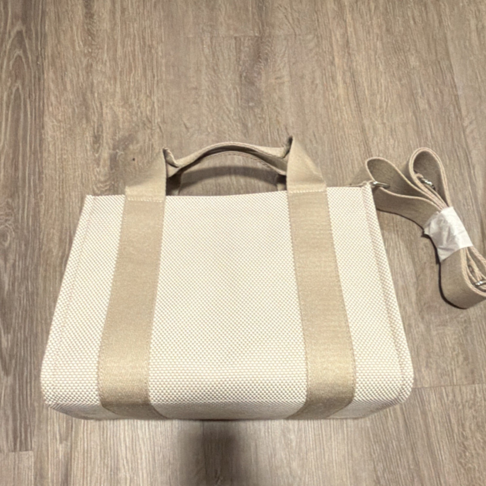 NWT Lululemon canvas tote mini Tote Adjustable Removable Strap Top Handle