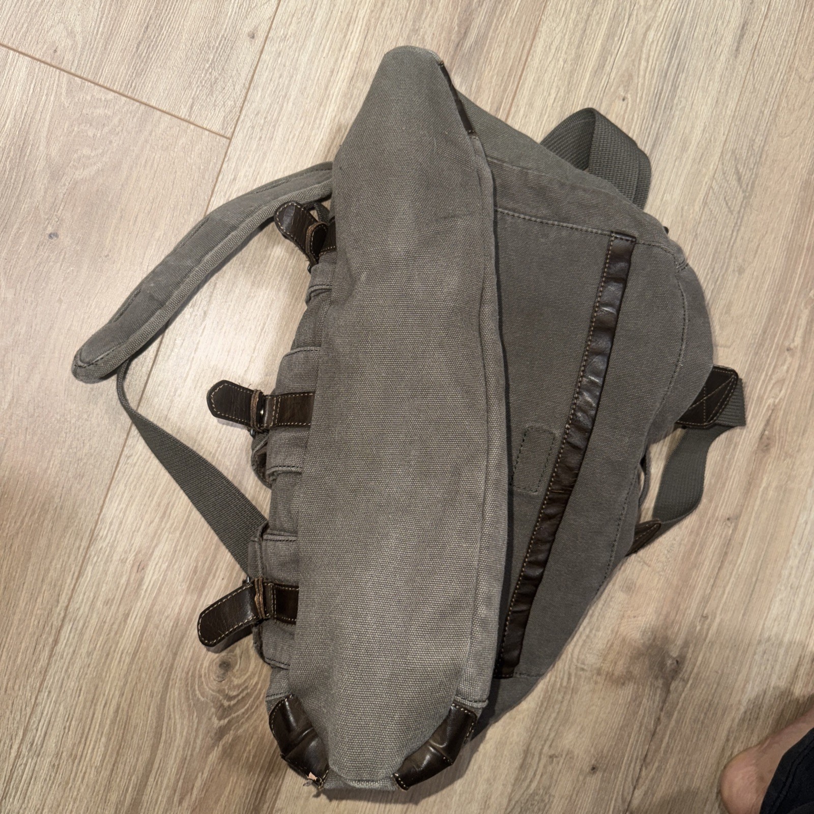 Vintage Oakley Software Olive Green Messenger Bag Shoulder Bag Y2K