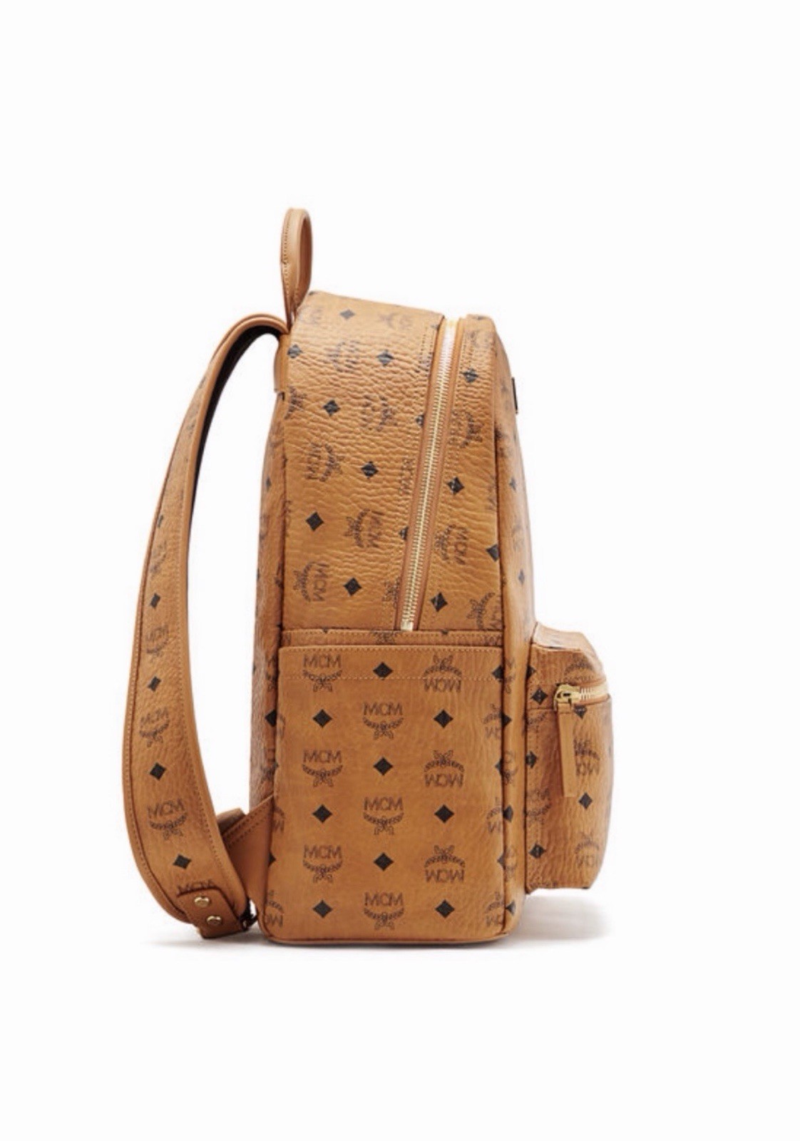 Cognac MCM Medium Backpack