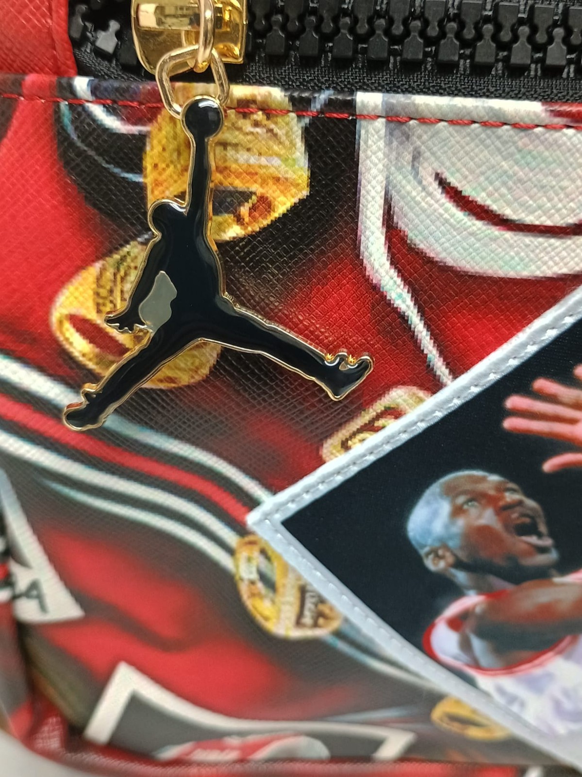 Nike Air Jordan Retro Collage Backpack School Bag Red Black 23 Jumpman NWT