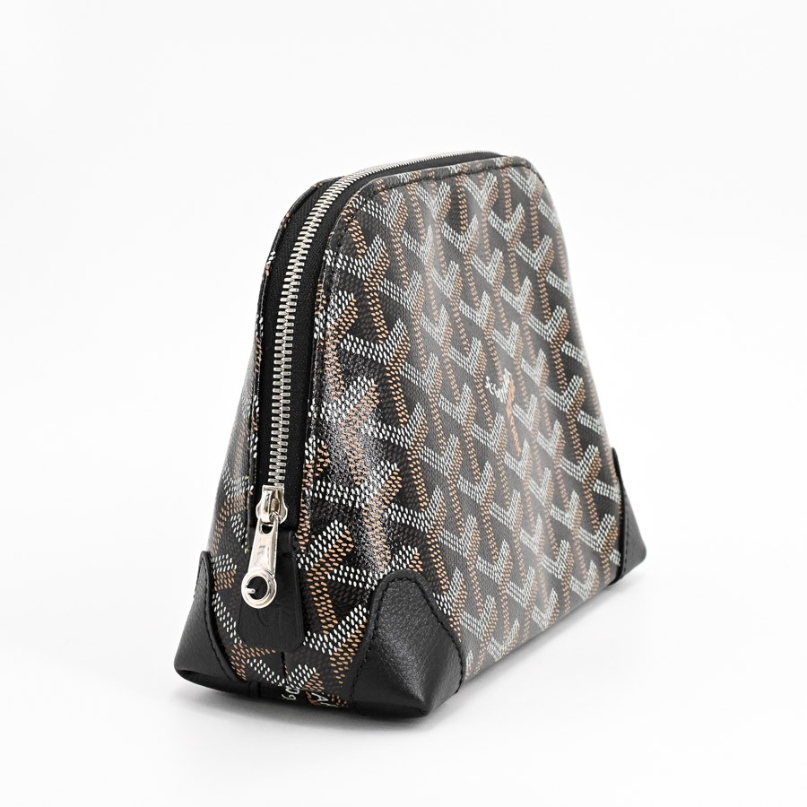 GOYARD VENDOME cosmetic pouch Pouch / Black / brown unisex