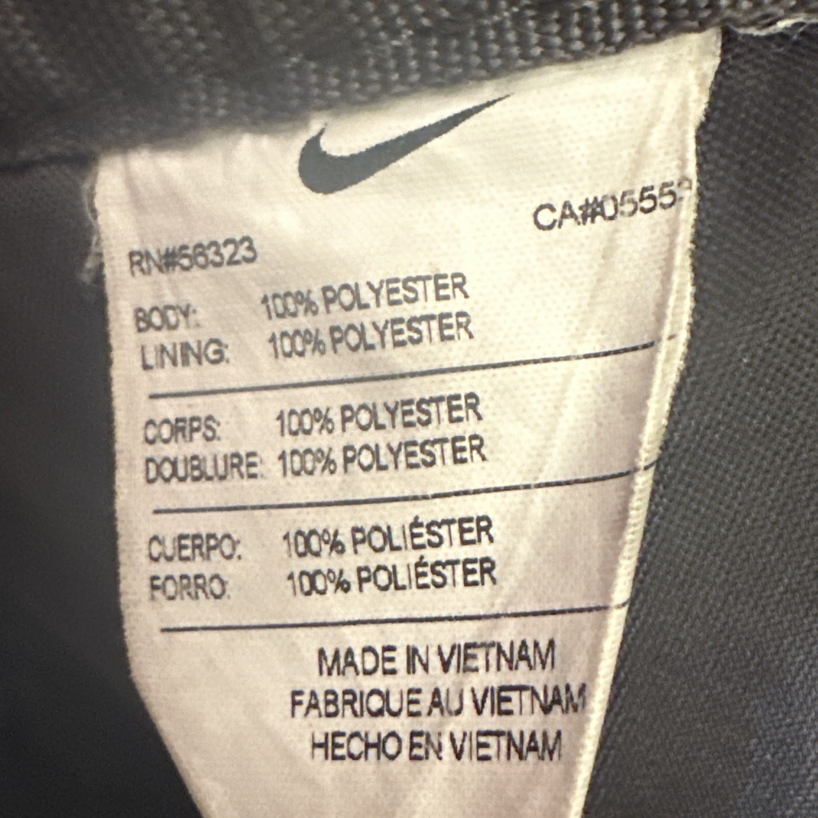 Nike Elemental Backpack HBR DD0559-010 Blue White 21L Sport School 17” X 11” Zip