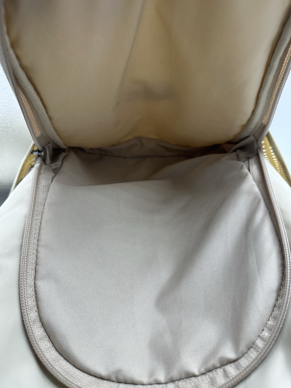Nike Sportswear Essentials Backpack Beige Cream Swoosh Laptop Bag
