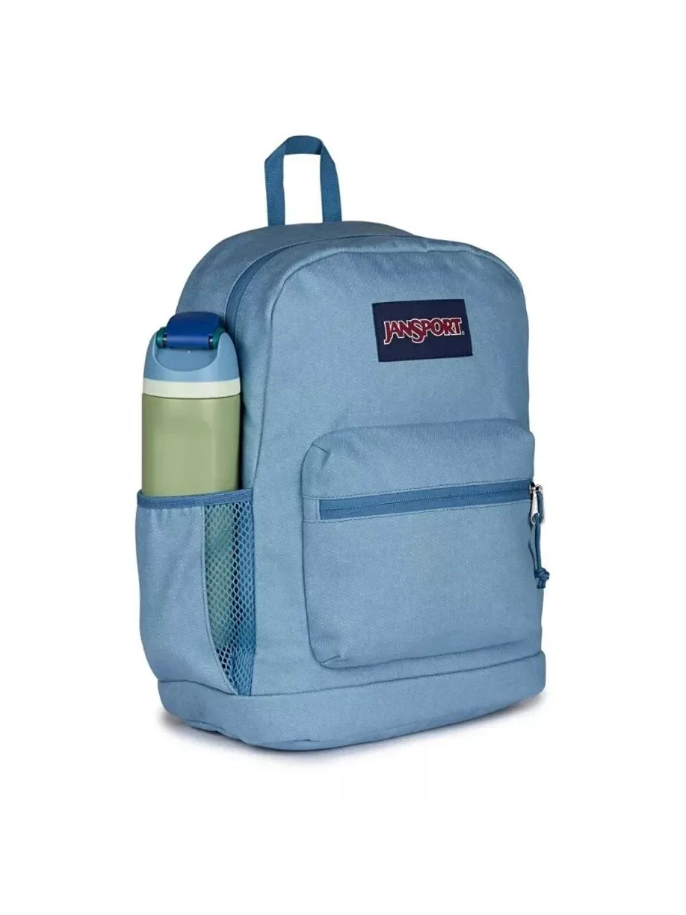 NEW JanSport Cross Town Plus Remix Backpack – Light Denim (17″ x 12.5″ x 6″)
