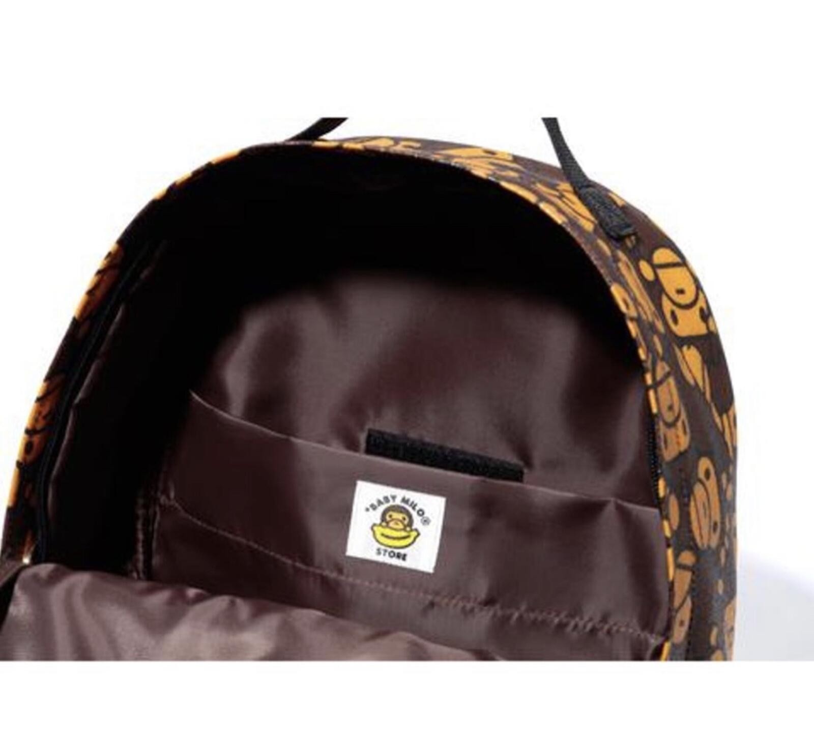BAPE x Baby Milo Store “All Over” Print Faux Leather Daypack