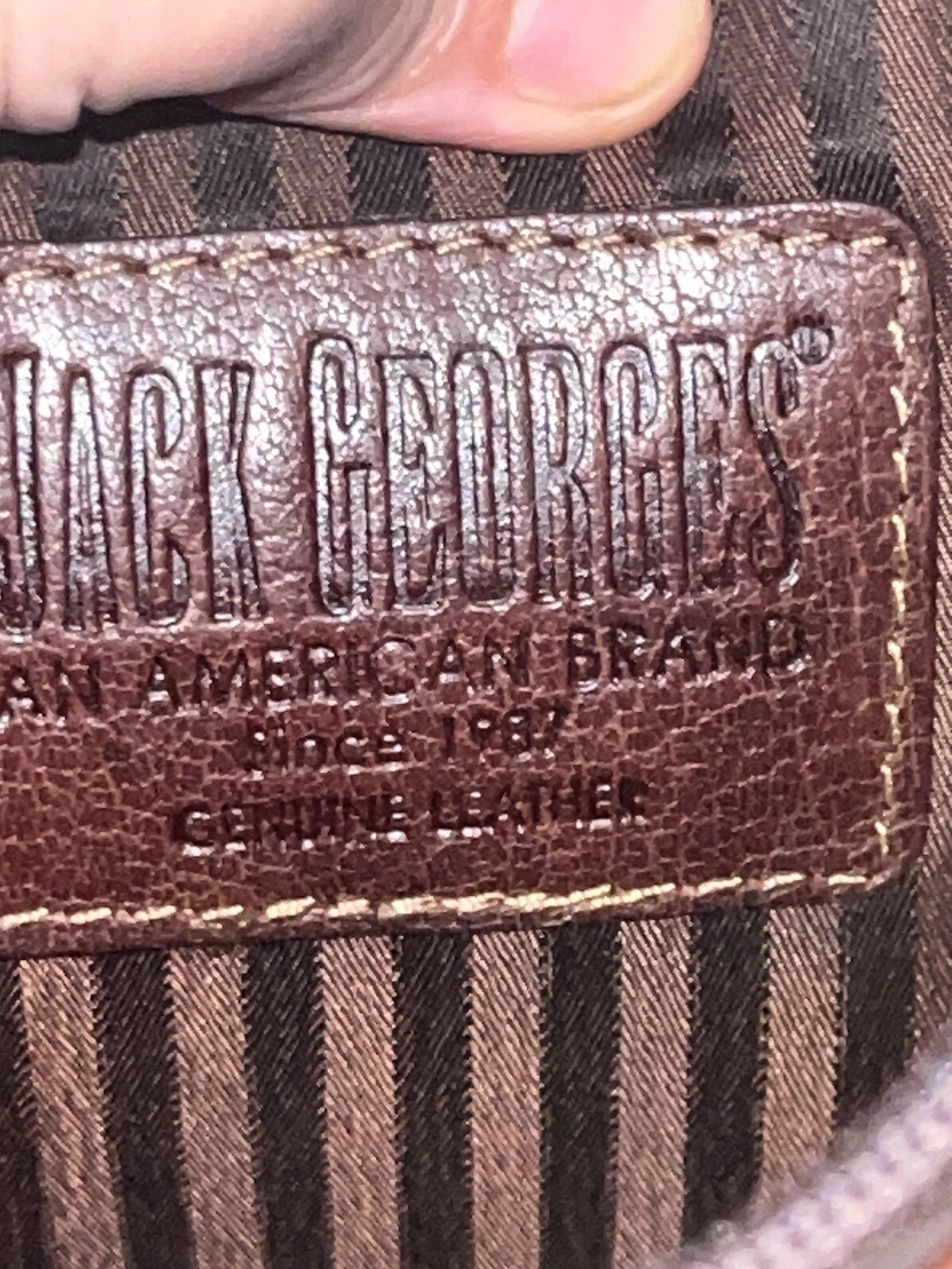 Jack Georges American Brand Buffalo Leather Voyager Crossbody Bag Brown