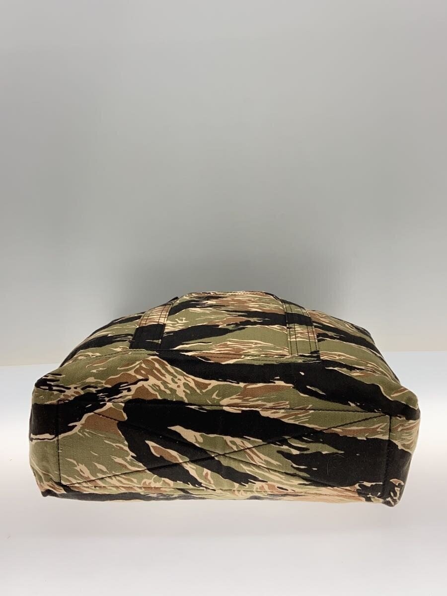 Authentic Porter Classic Tote Bag Canvas Khaki Tiger Stripe Camo 12cm Width