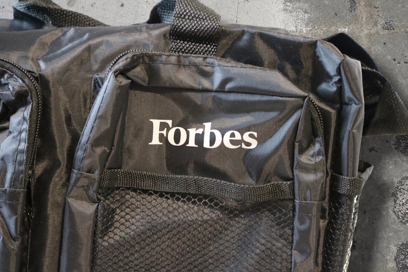 FORBES CAPITALIST TOOL Small Wall Street Finance Banker Black 14″ Duffle Gym Bag