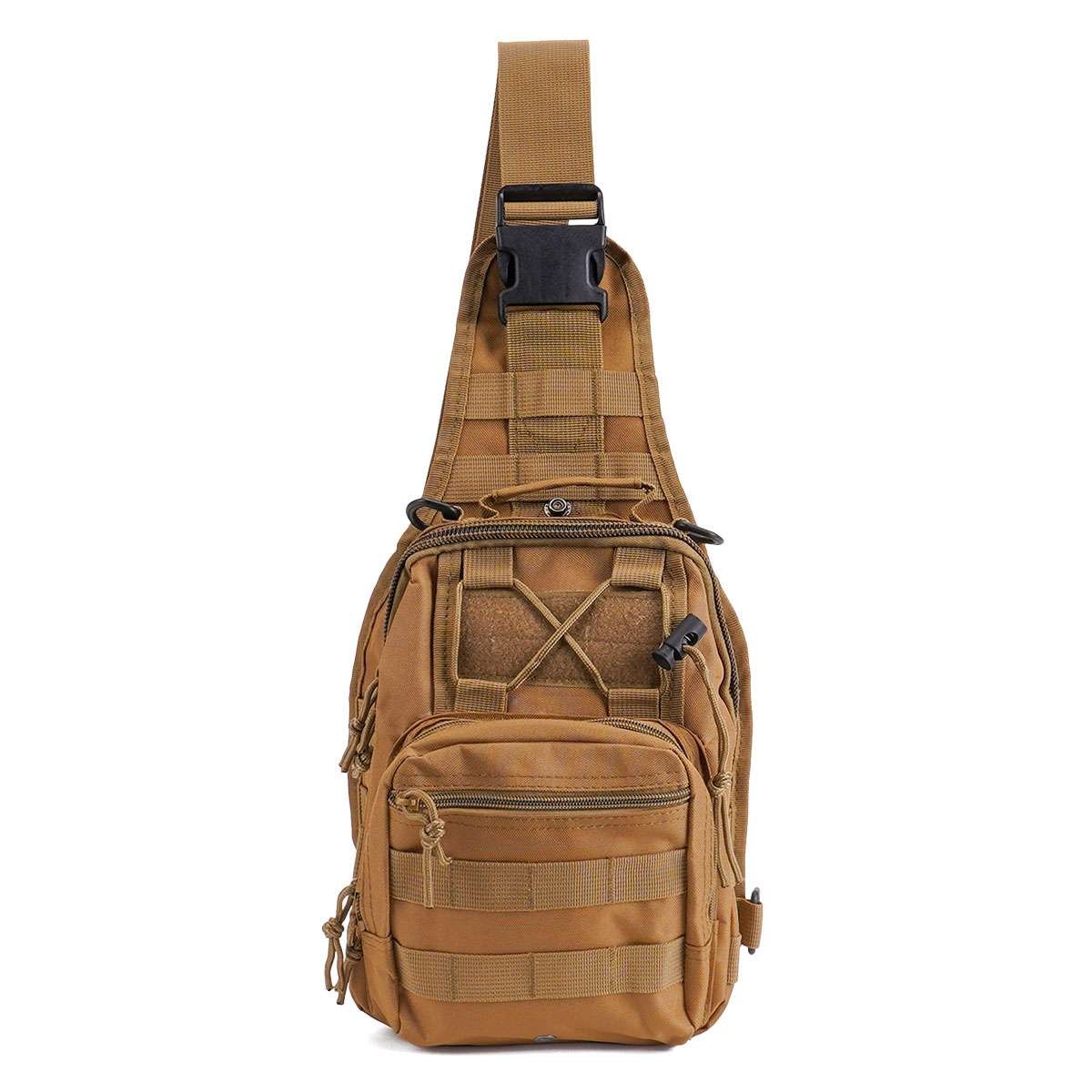 Mens Outdoor Shoulder Chest Bag Military Tactical Backpack Travel Camping Hiking