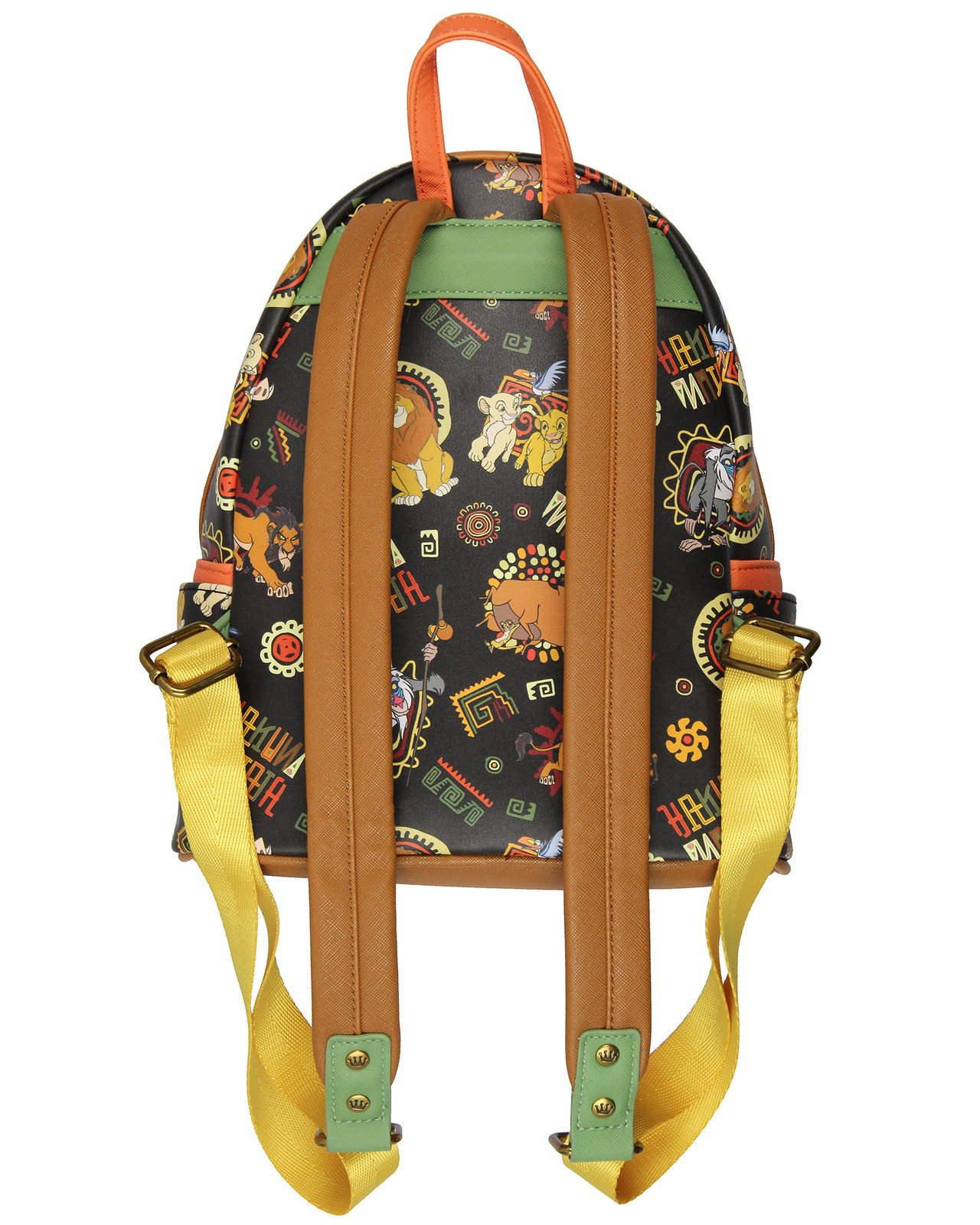 Loungefly Disney Lion King Multi-Character Tribal Patterns Mini Backpack 11″