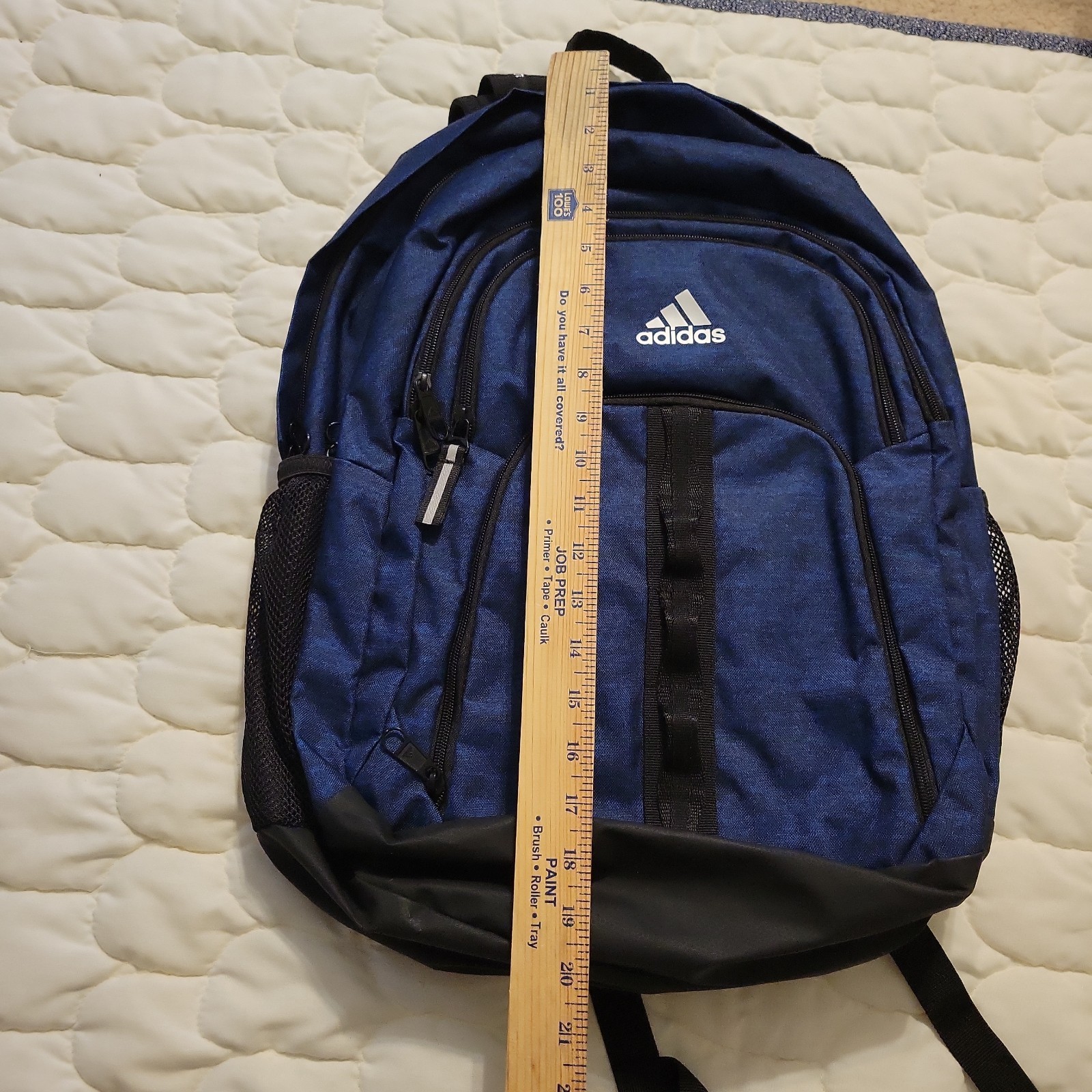 Adidas Prime 6 School Backpack Blue/Black 20″ Laptop Sleeve