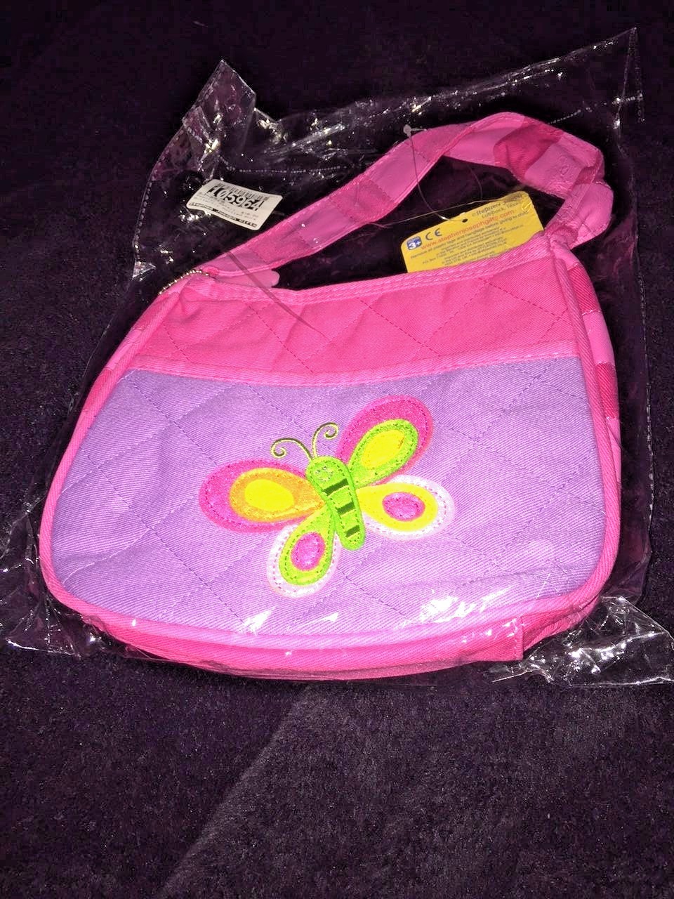 New NWT Stephen Joseph Quilted Butterfly Purse Lowest Price Baby Shower GIft