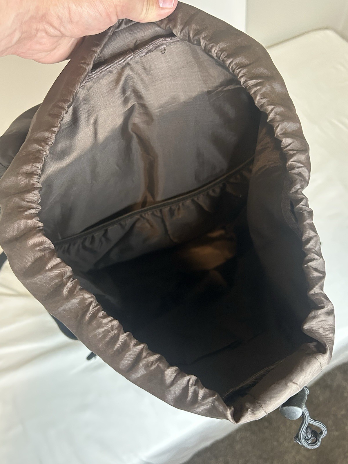 Kaukko Vintage Canvas Backpack Black Brown Strap Laptop Travel School Bag