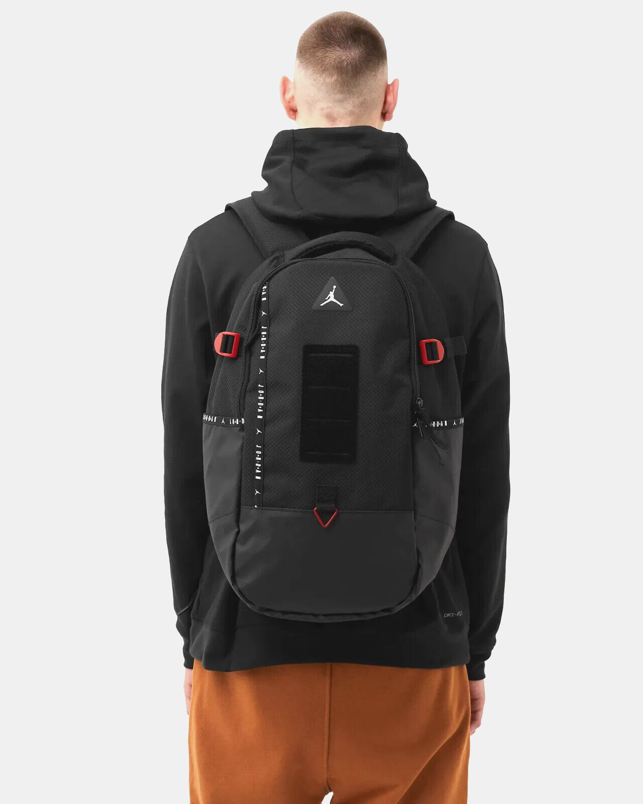 Nike Air Jordan Jumpman Diamond Backpack Large Black Red White Book 9A0686-023