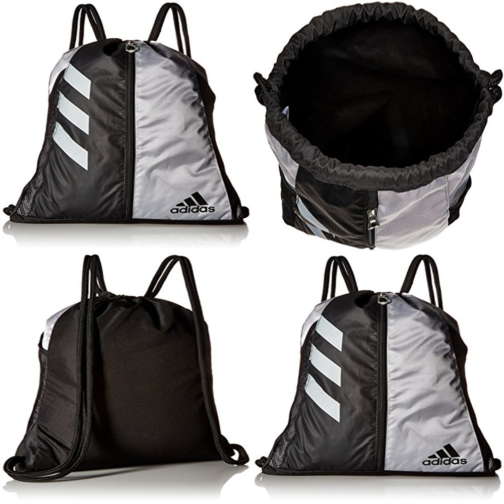 Adidas Team Issue Sackpack Black White Authentic Backpack One Size College NEW
