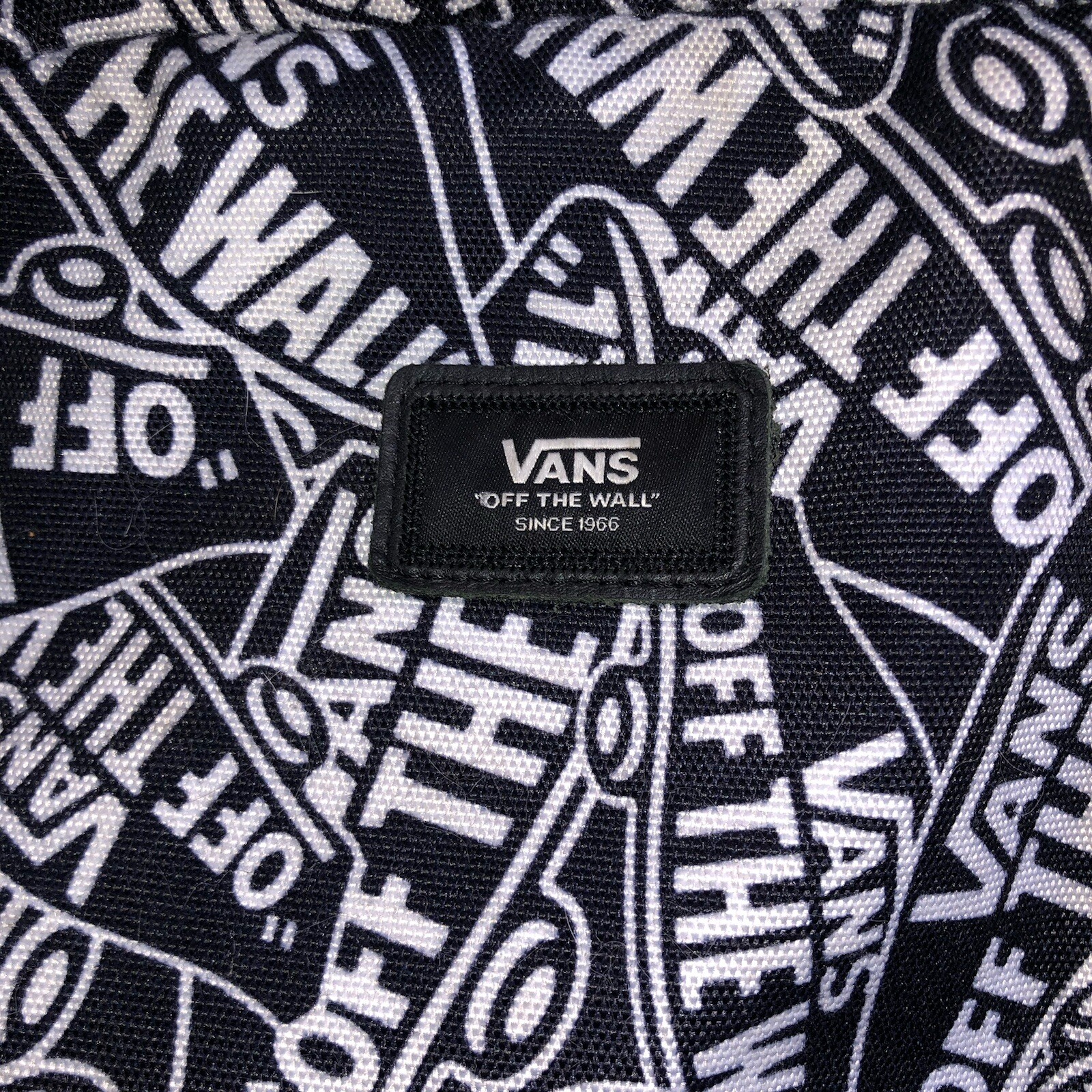 Vans Old Skool lll Off The Wall Black & White Backpack Logo Print