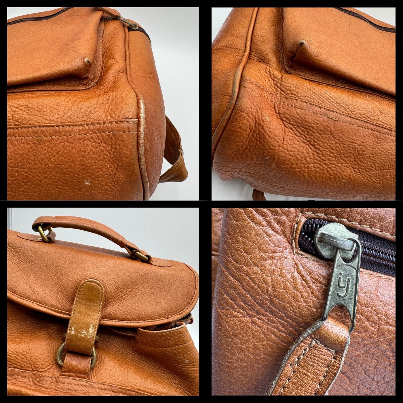 Latico Leather Backpack Cognac Brown Distressed Laptop Travel Bag Boho Artisan