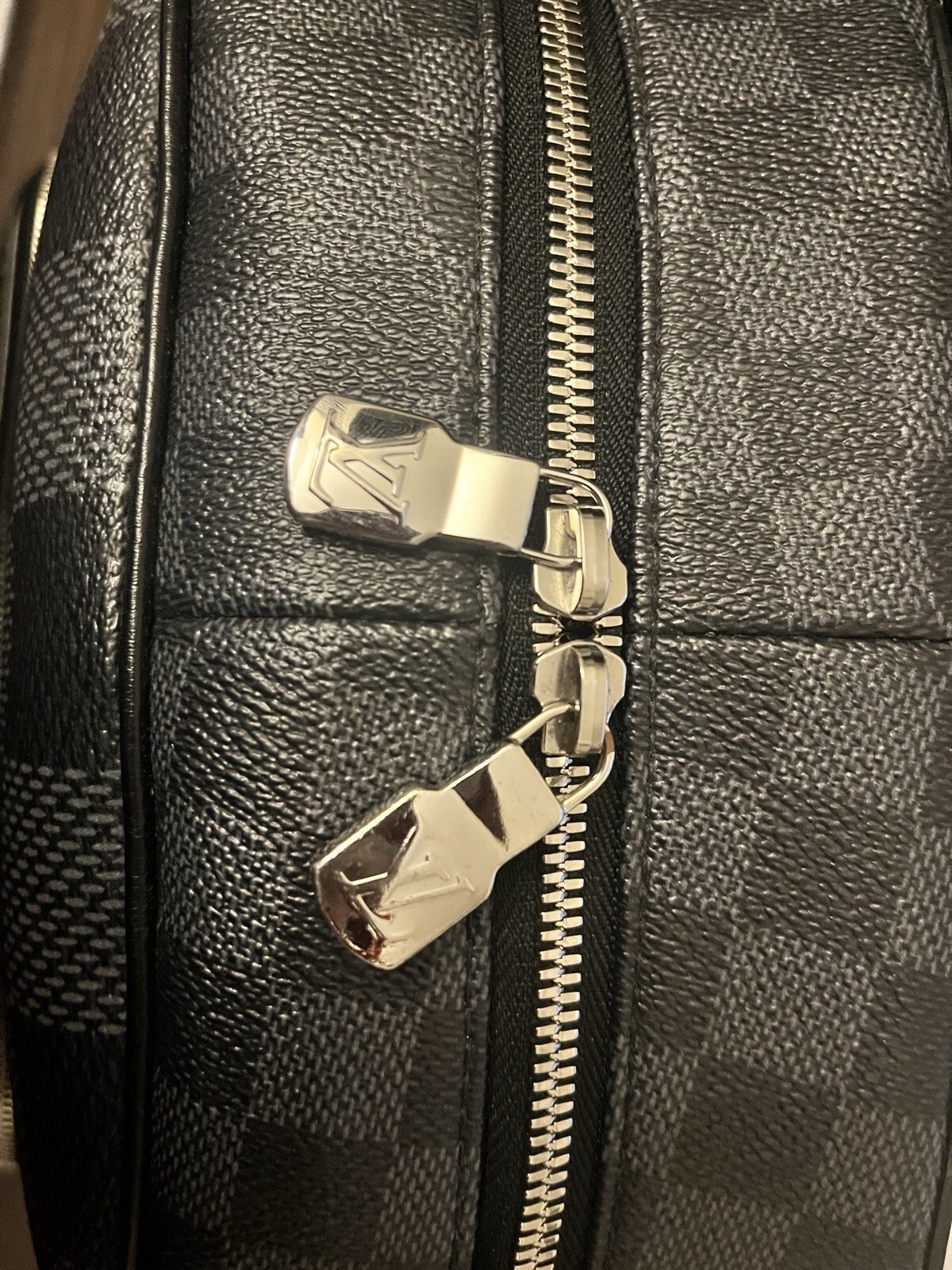 Louis Vuitton Campus Backpack Limited Edition Damier Graphite 3D Black N50009