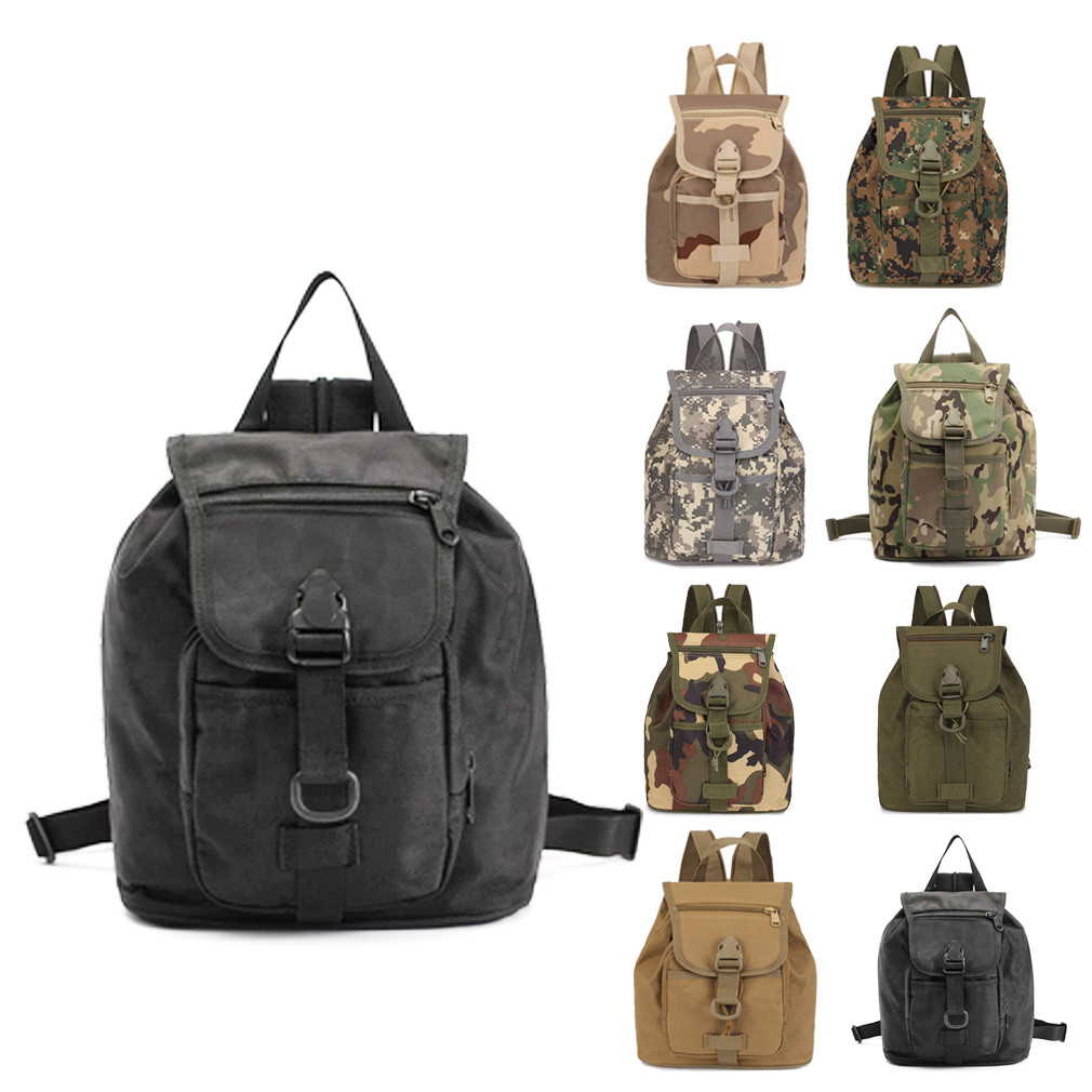 Mini Military Rucksack Camouflage Small Backpack MOLLE Tactical Nylon Backpack