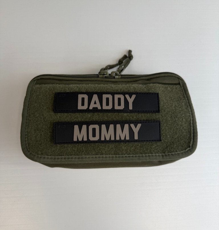 Tactical Wipe Pouch Bag Men Daddy Mommy Baby Gear Strap Army Work Party Core Nw