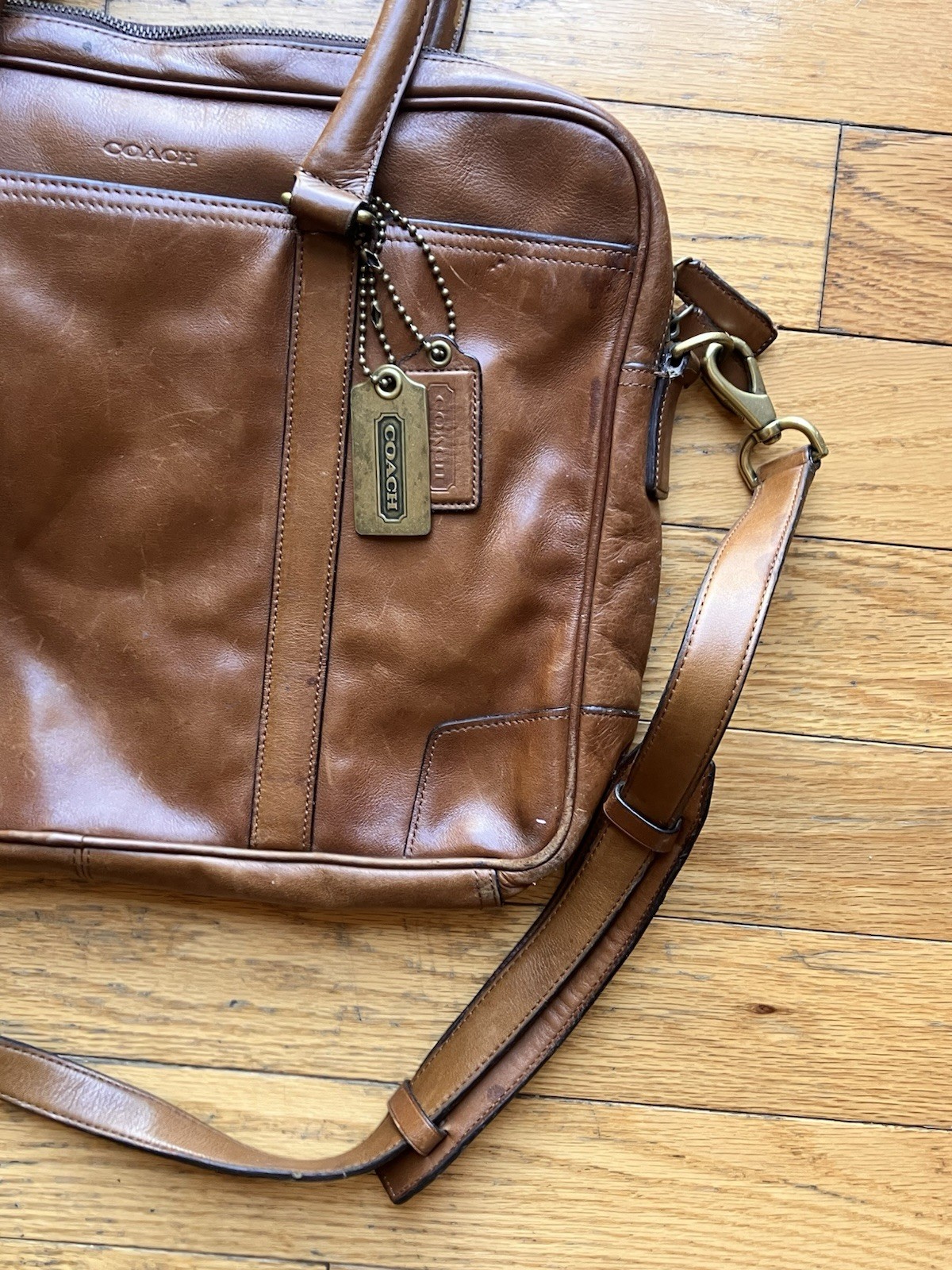 Coach Men’s Leather Metropolitan Commuter (Original $650) Bag briefcase