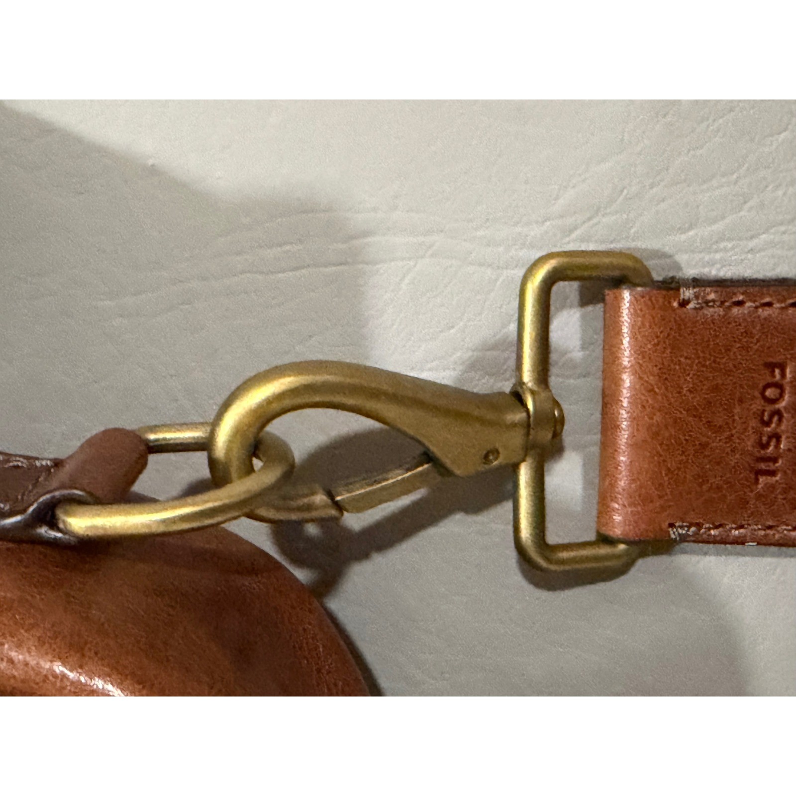 Fossil Buckner Convertible Backpack Briefcase Mens Cognac Leather NWT MBG9520222