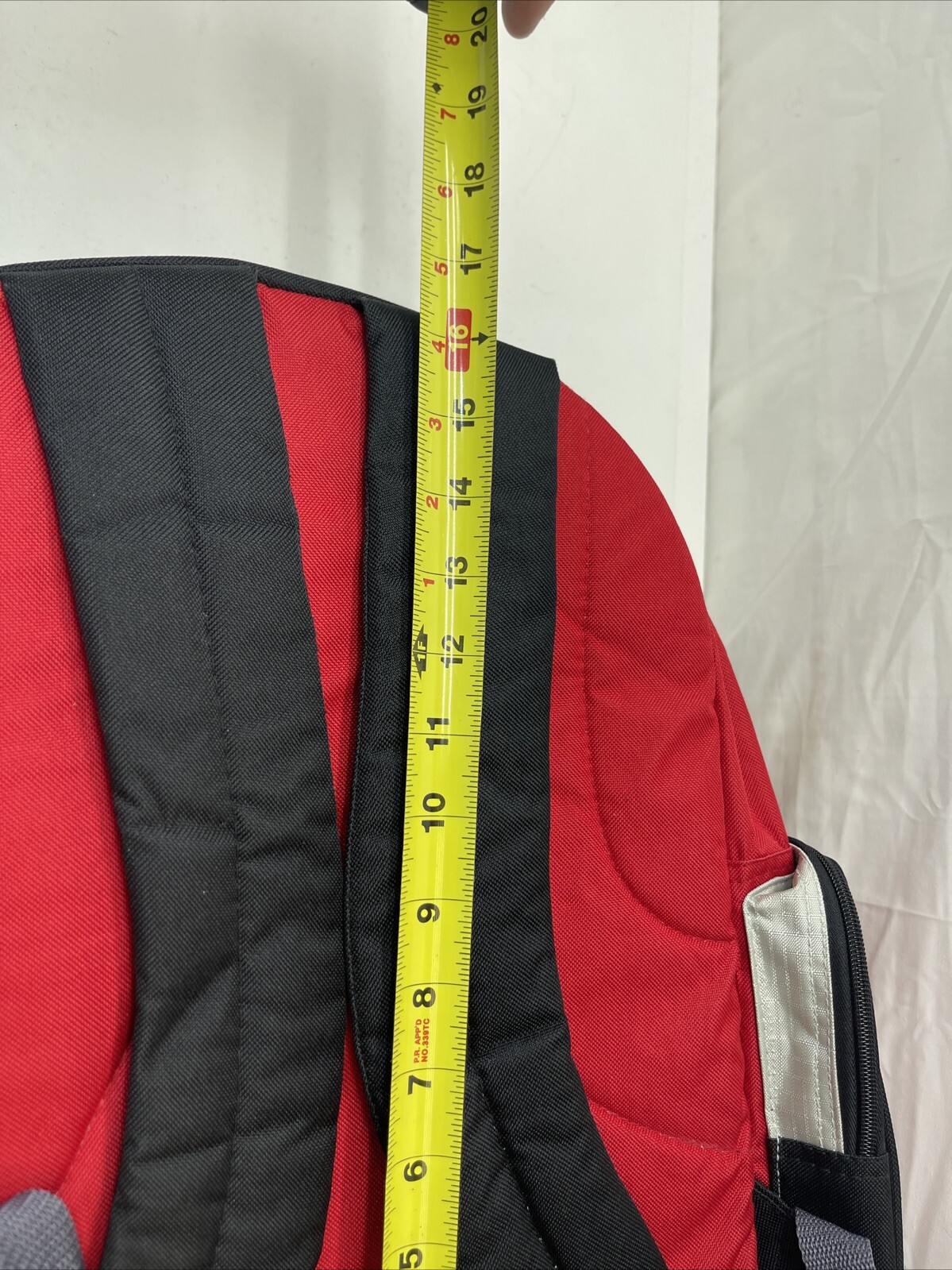 Trailmaker Backpack Classic Lightweight Travel 16.5″ Bookbag Red Black New